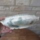Old vegetable dish serving dish Terre de Fer Opaque porcelain from Gien Ocean model