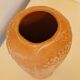 Terracotta vase sunflower decoration 1910, art nouveau