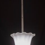 Mid-Century Murano Pulegoso Glass Lantern by Seguso, 1950s