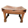 Ancien table billot de boucher trussant & cie, 1960