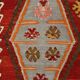 Grand Kilim Designer Vintage, Tapis Anatolien Rouge Fait Main, 149x308 Cm
