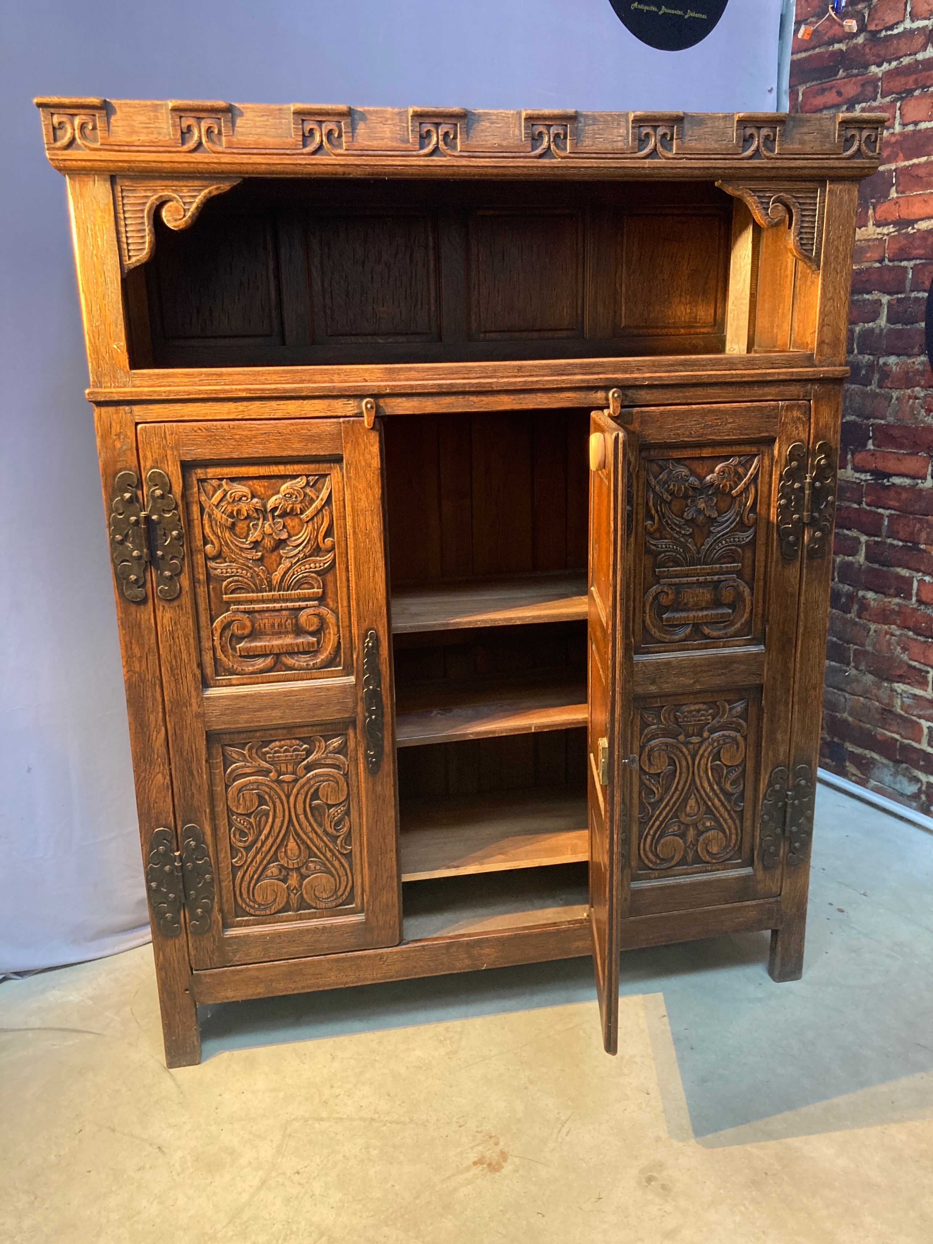 Rustic wardrobe neo renaissance style