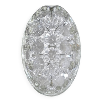 Pique-fleurs en verre moulé