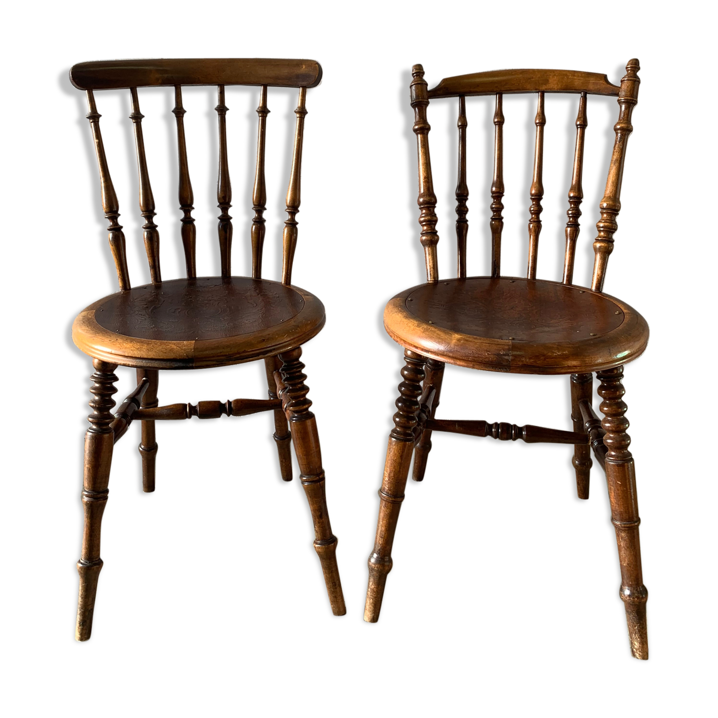Pair of bistro chairs