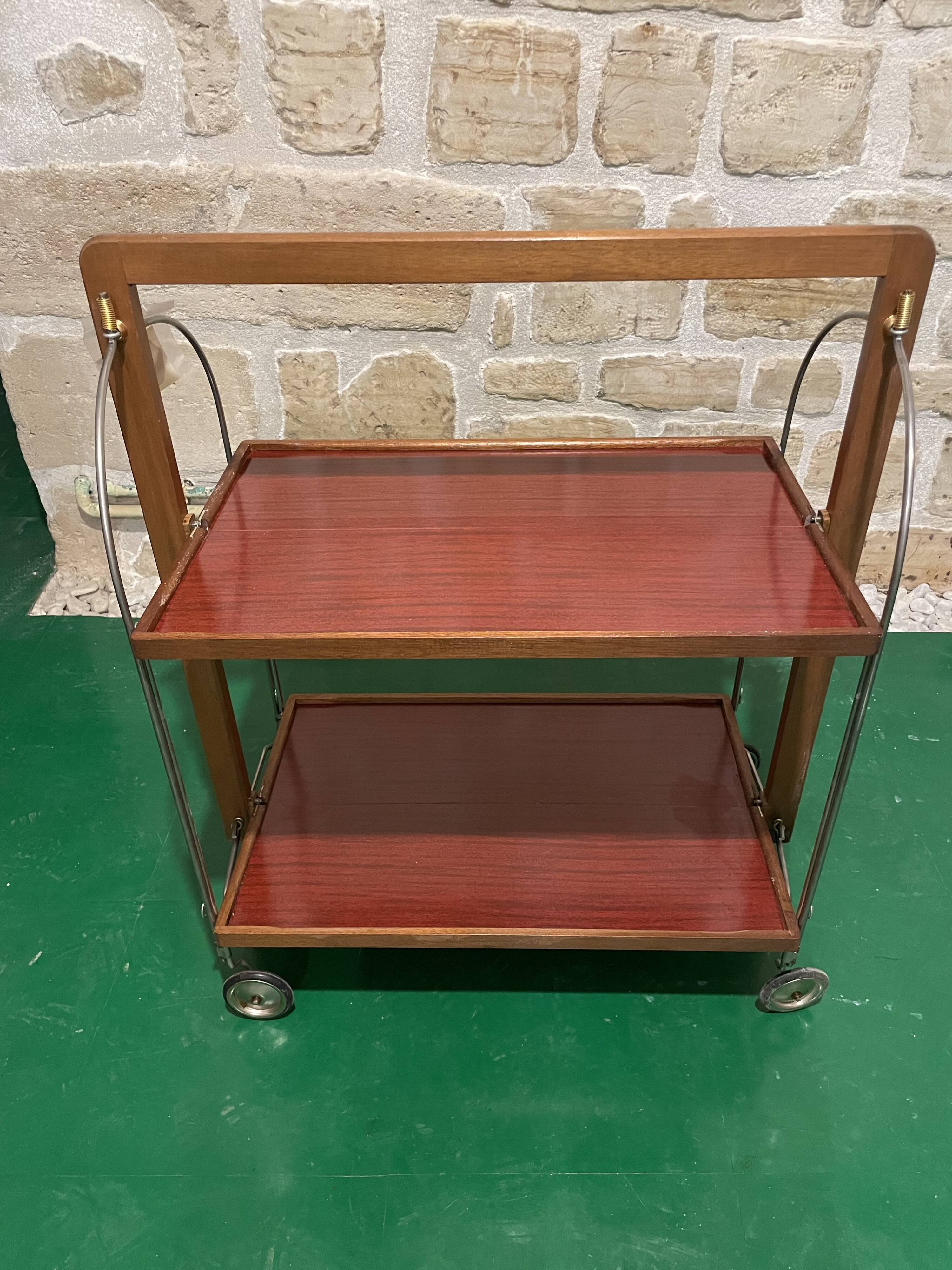 Bocado folding serving cart
