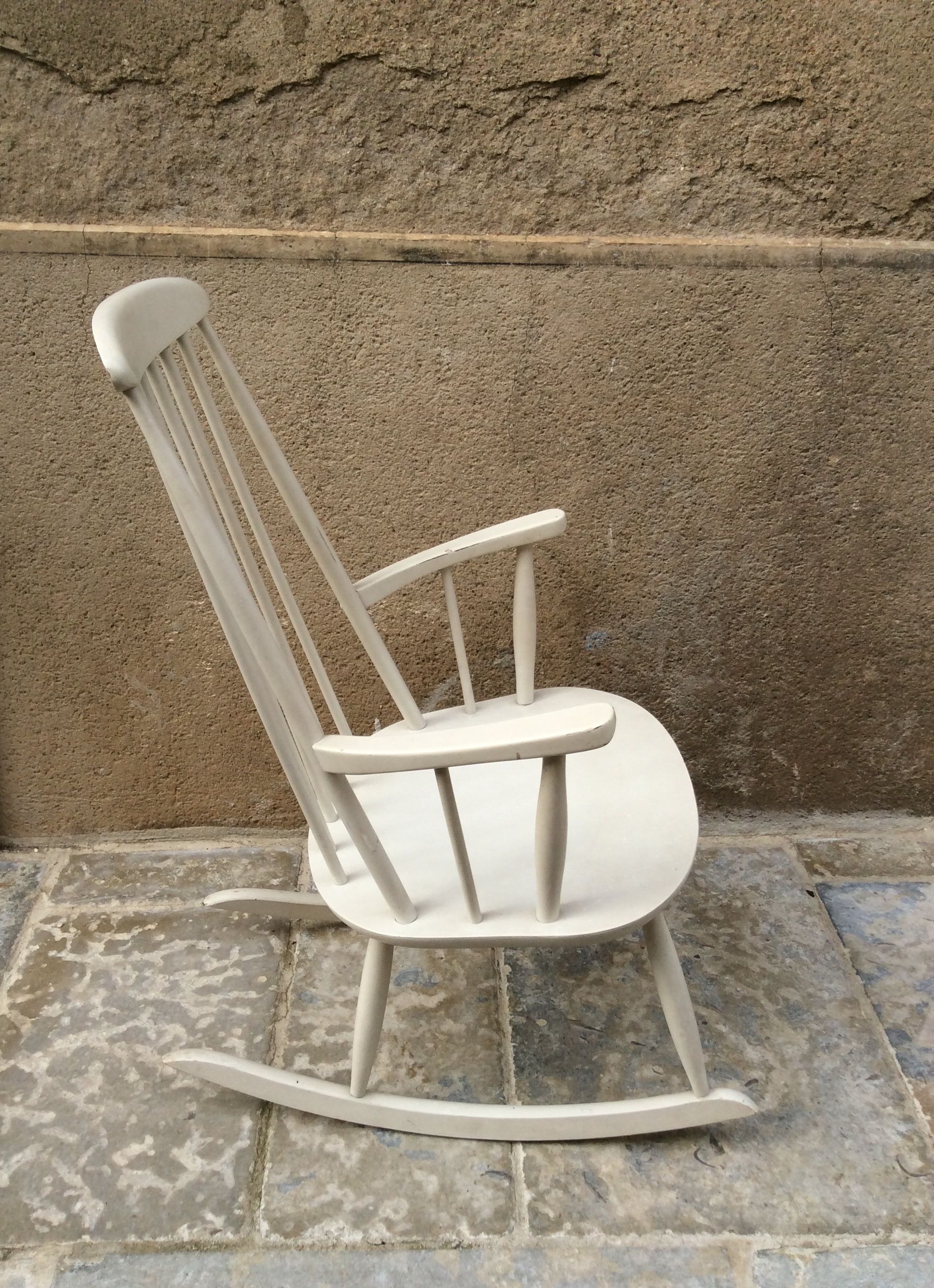 Scandinavian rocking chair 1960 Stol Kamnik