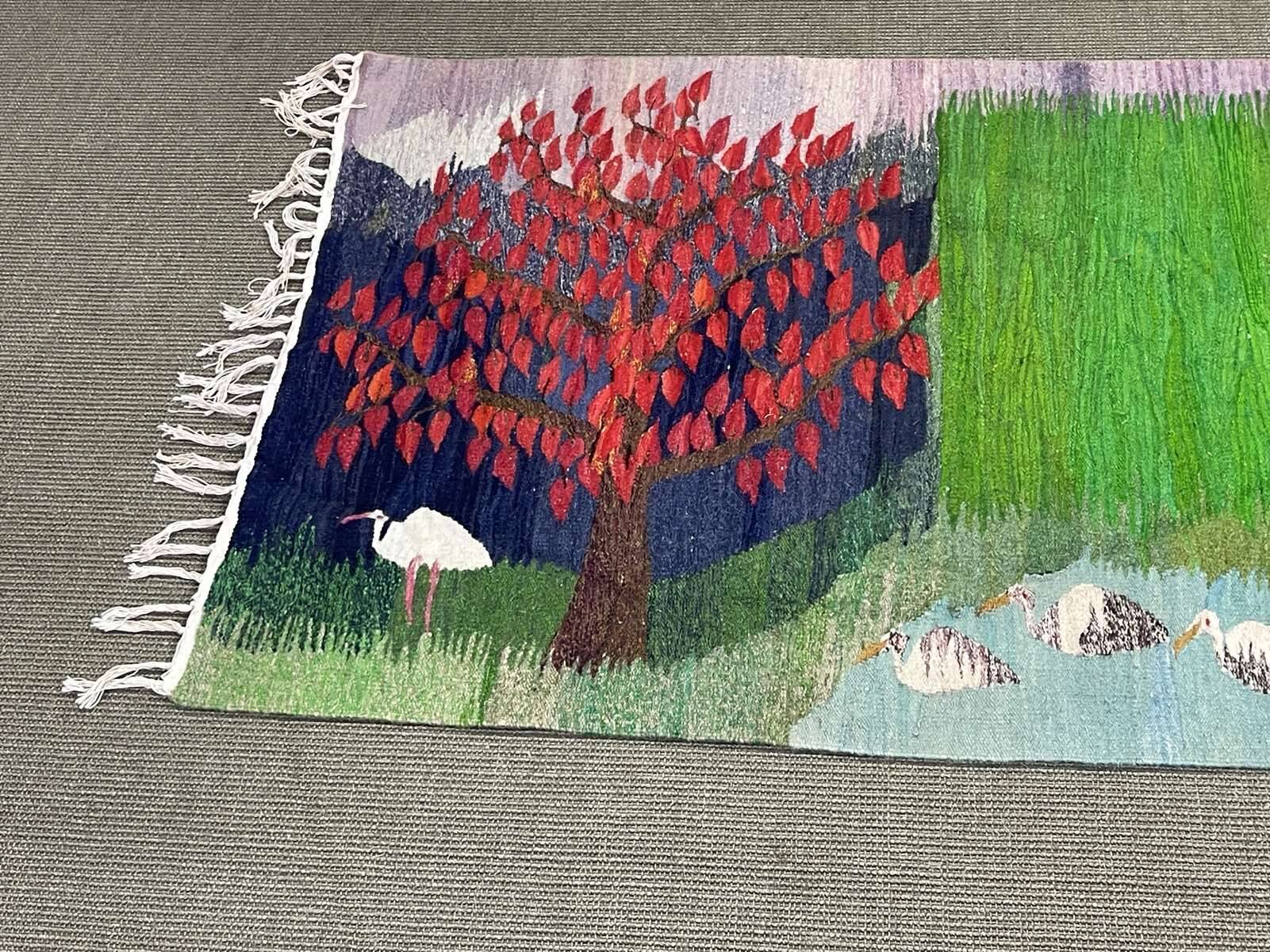 Handmade wool Egyptian rug