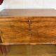 Art Deco Vintage 1930s Burr Walnut Bureau Display Cabinet Fall Front