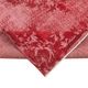 Hand-knotted contemporary oriental 1980s 202 cm x 309 cm red carpet