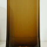 Set of 4 Guzzini glasses in smoked plexiglass 1970