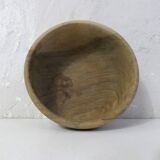 Turned wooden bowl folk art