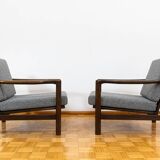 Pair of mid century armchairs "b7522 " by zenon bączyk, poland, 1960's