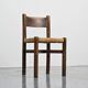 Pair of Méribel chairs by Charlotte Perriand, vintage edition BCB, circa 1950.