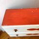 Vintage wood toy doll chest of drawers child