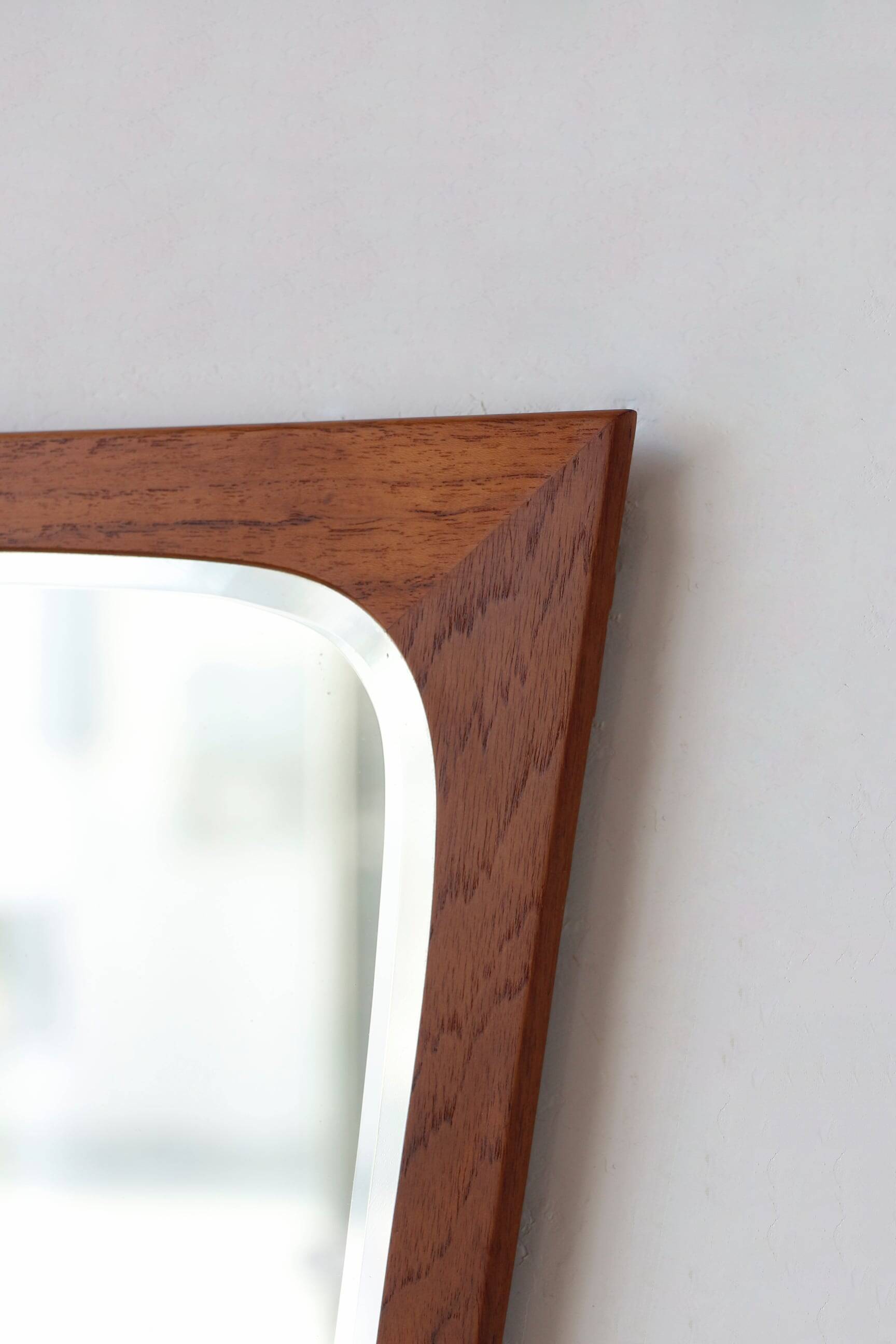 Vintage teak mirror – Aksel Kjersgaard – Danish design 1960