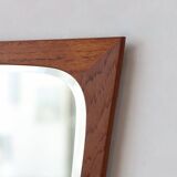 Vintage teak mirror – Aksel Kjersgaard – Danish design 1960