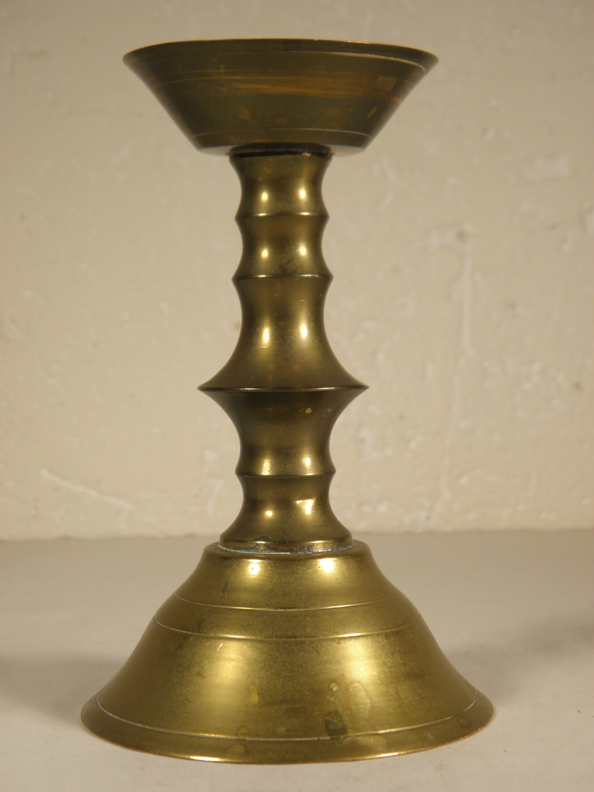 Brass candle holder 15 cm