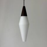 VINTAGE SCANDINAVIAN OPALINE SUSPENSION LIGHT