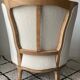 Shepherdess armchair completely restored in fabric buckle