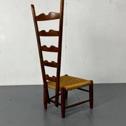 Fauteuil à dossier haut Fireside par Gio Ponti pour Casa E Giardino, Italie.