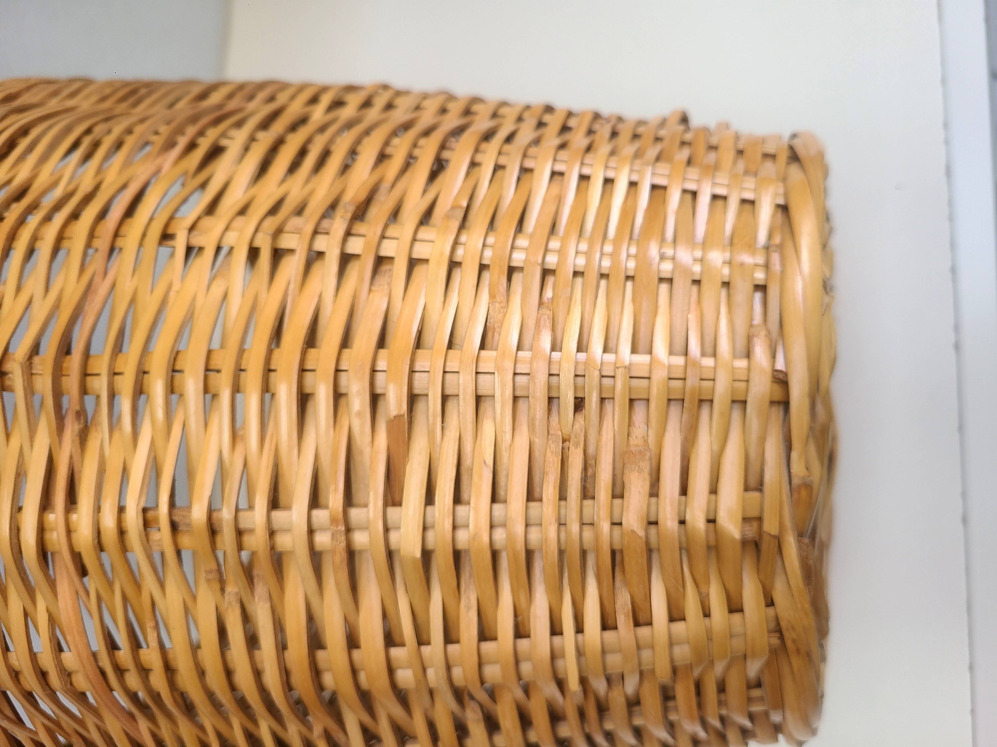 Natural bamboo basket