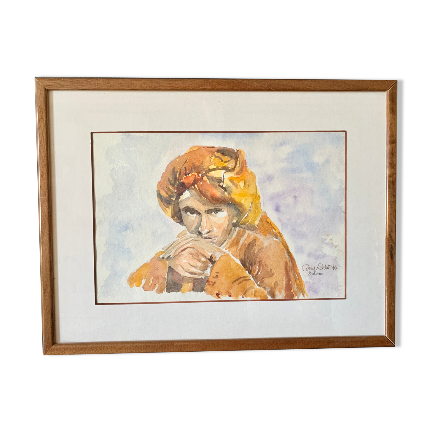 Bedouin watercolour painting