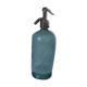 Elegant twisted blue glass Siphon