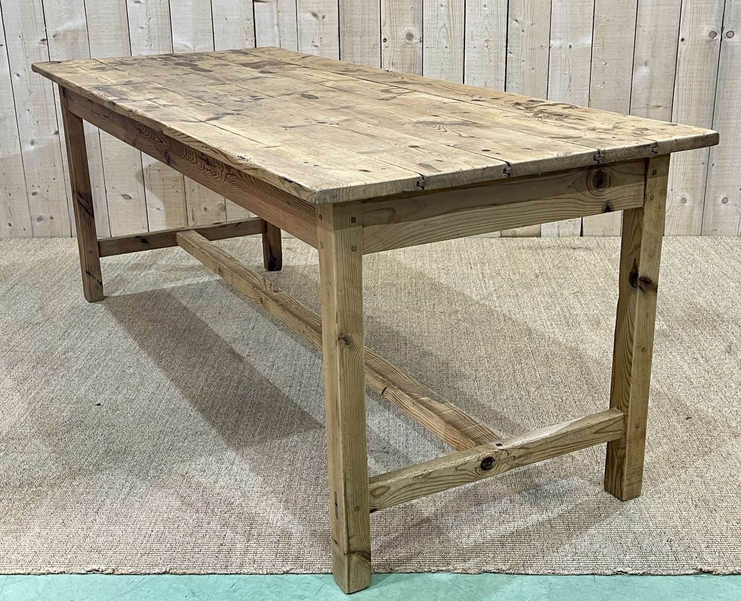 Early XXth fir farmhouse table