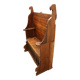 Antique wooden bank safe