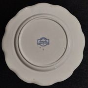 Sarreguemines earthenware plate with Marine decor late 19th century early 20th century