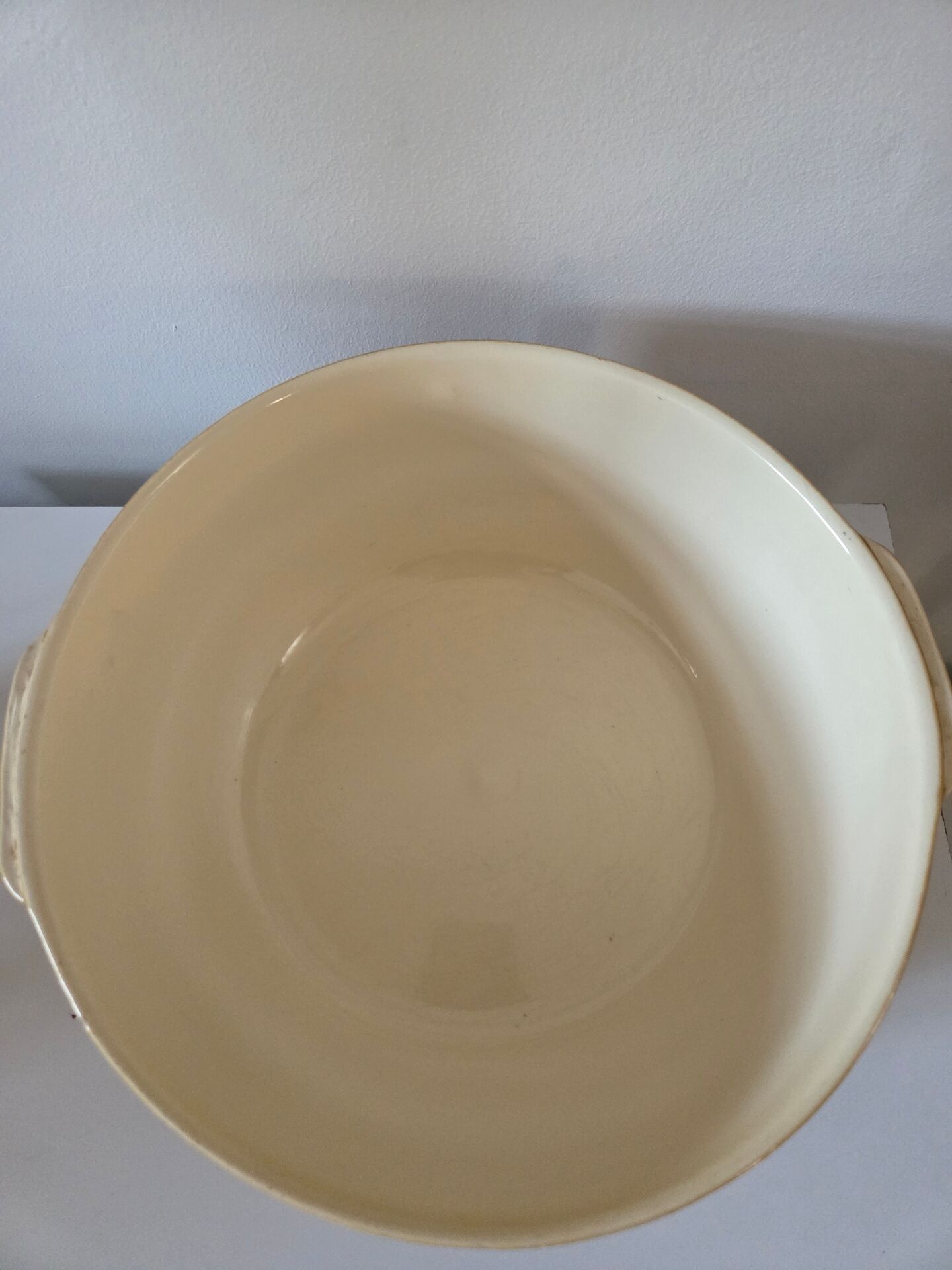 Large terracotta salad bowl