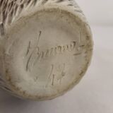 Stoneware vase signed Breugnot