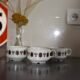 3 vintage stackable porcelain cups from the 70s