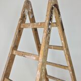Double scale, painter's stepladder, wood