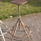 Tabourets industriels fer et bois