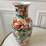 Multicolored japanese vase