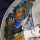 Ceramic Plate Youen Quimper Breton Decor Unique Piece Hand Painted 21,