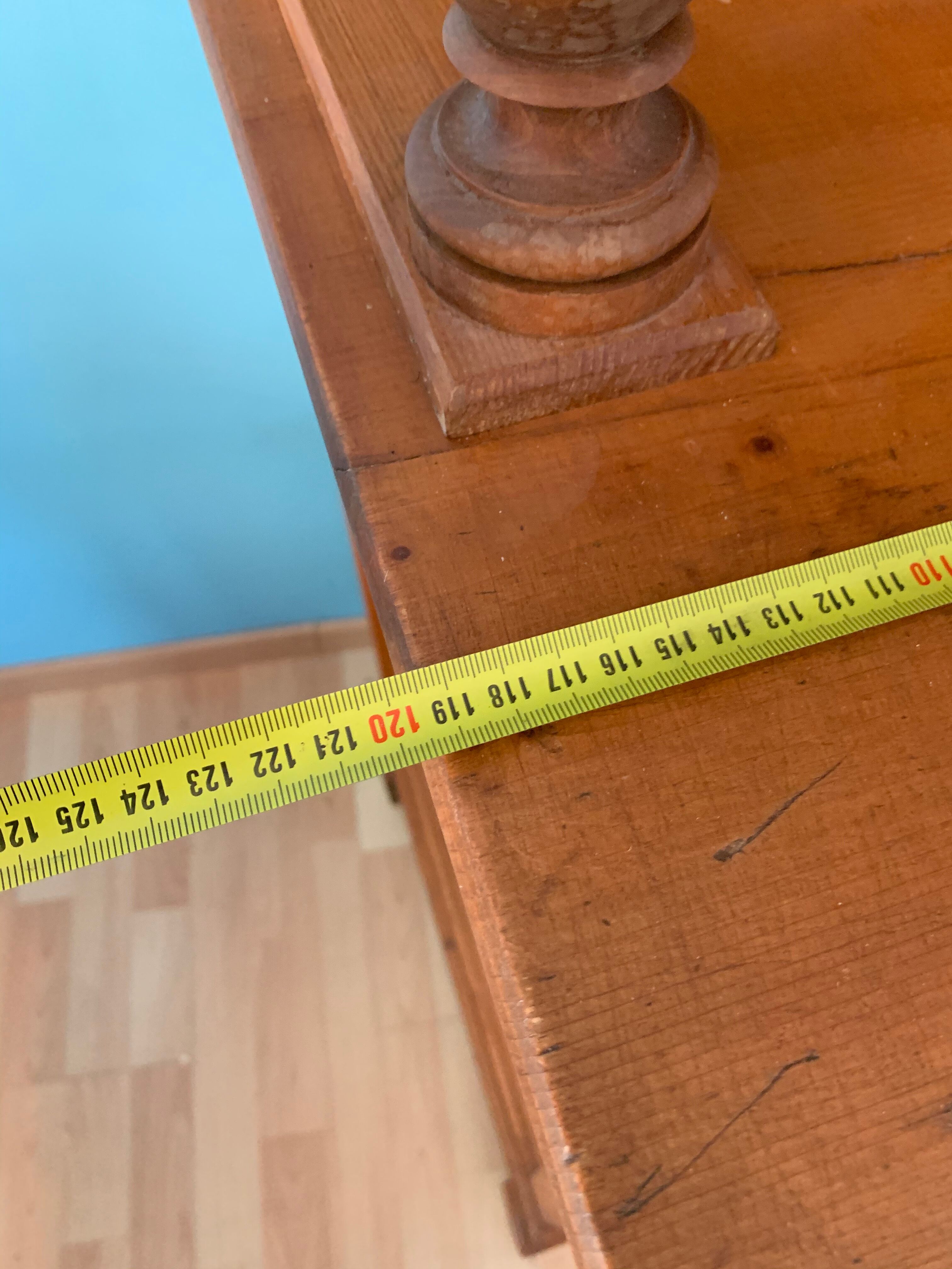 Natural wood sideboard