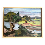 Bucolic landscape