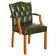 Vintage Chesterfield office chair in patinated Regency leather