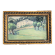 Home drawing, framed and glazed watercolor