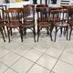 Set of 12 mismatched bistro chairs Baumann & Fischel 1930