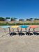 ensemble de 4 chaises pliantes Piu Bonaldo style Memphis
