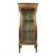 Louis XVI style showcase in wood and gilded stucco, circa 1900