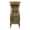 Vitrine de style Louis XVI en bois et stuc doré, vers 1900