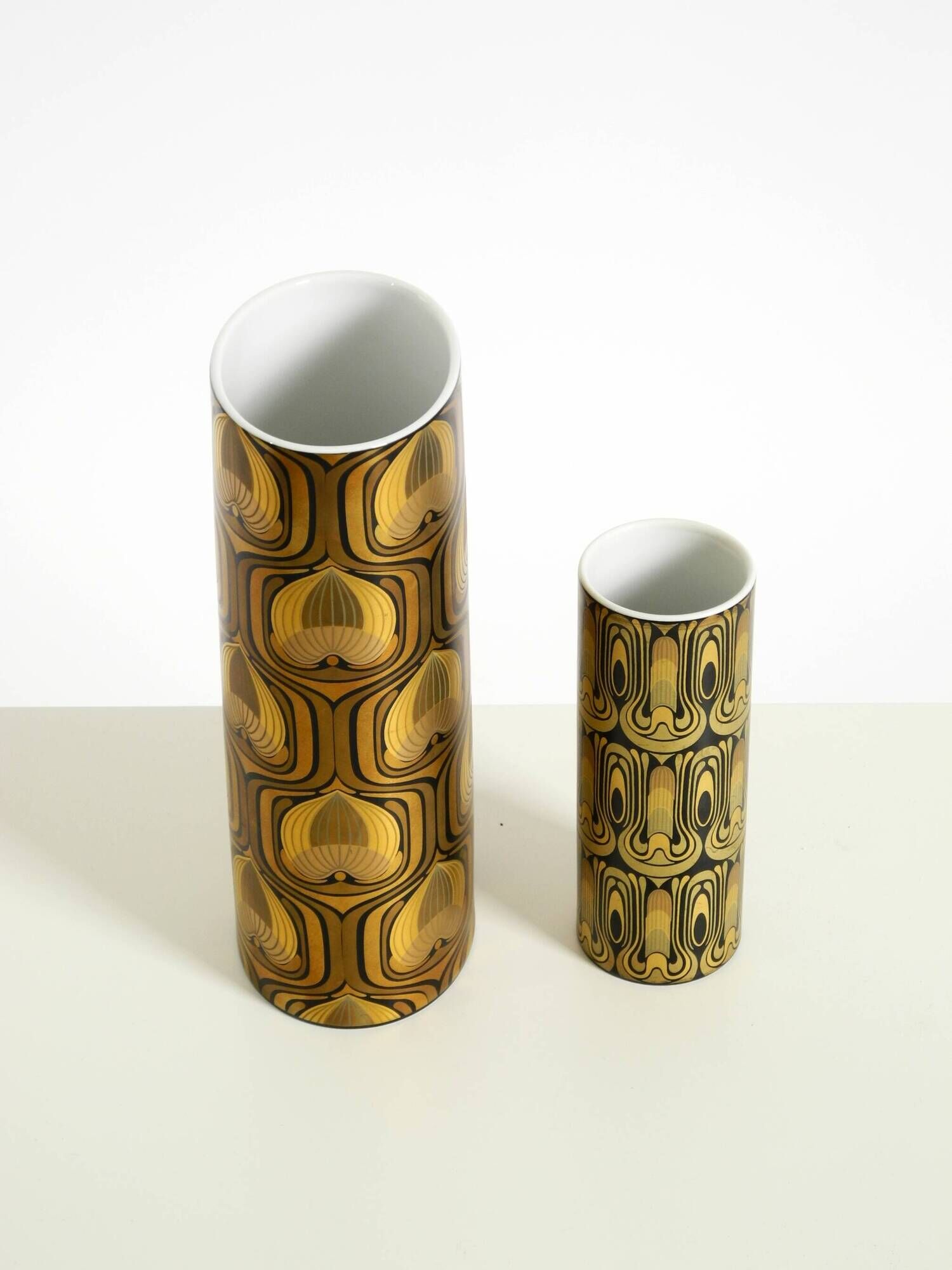 Two 1970s porcelain vases by Björn Wiinblad for Rosenthal Studio-Linie