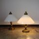 A pair of bedside lamps from the 1970s
