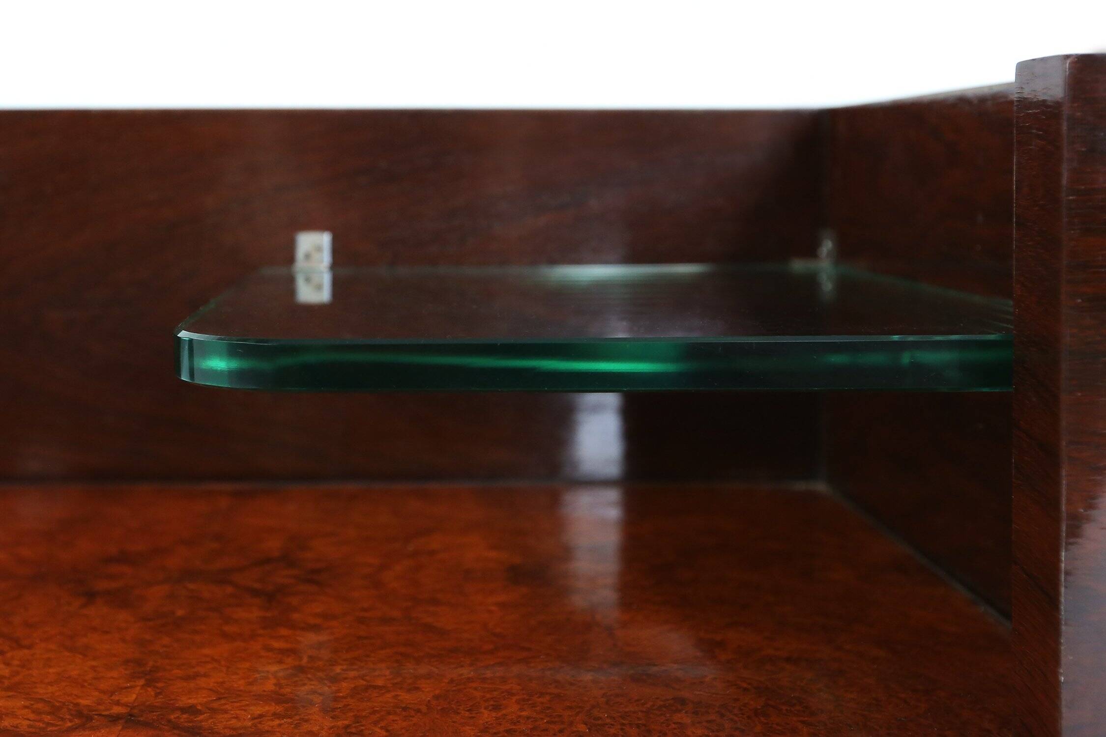 Art Deco Dressing Mirror by De Coene in Walnut Veneer, Belgium 1930s