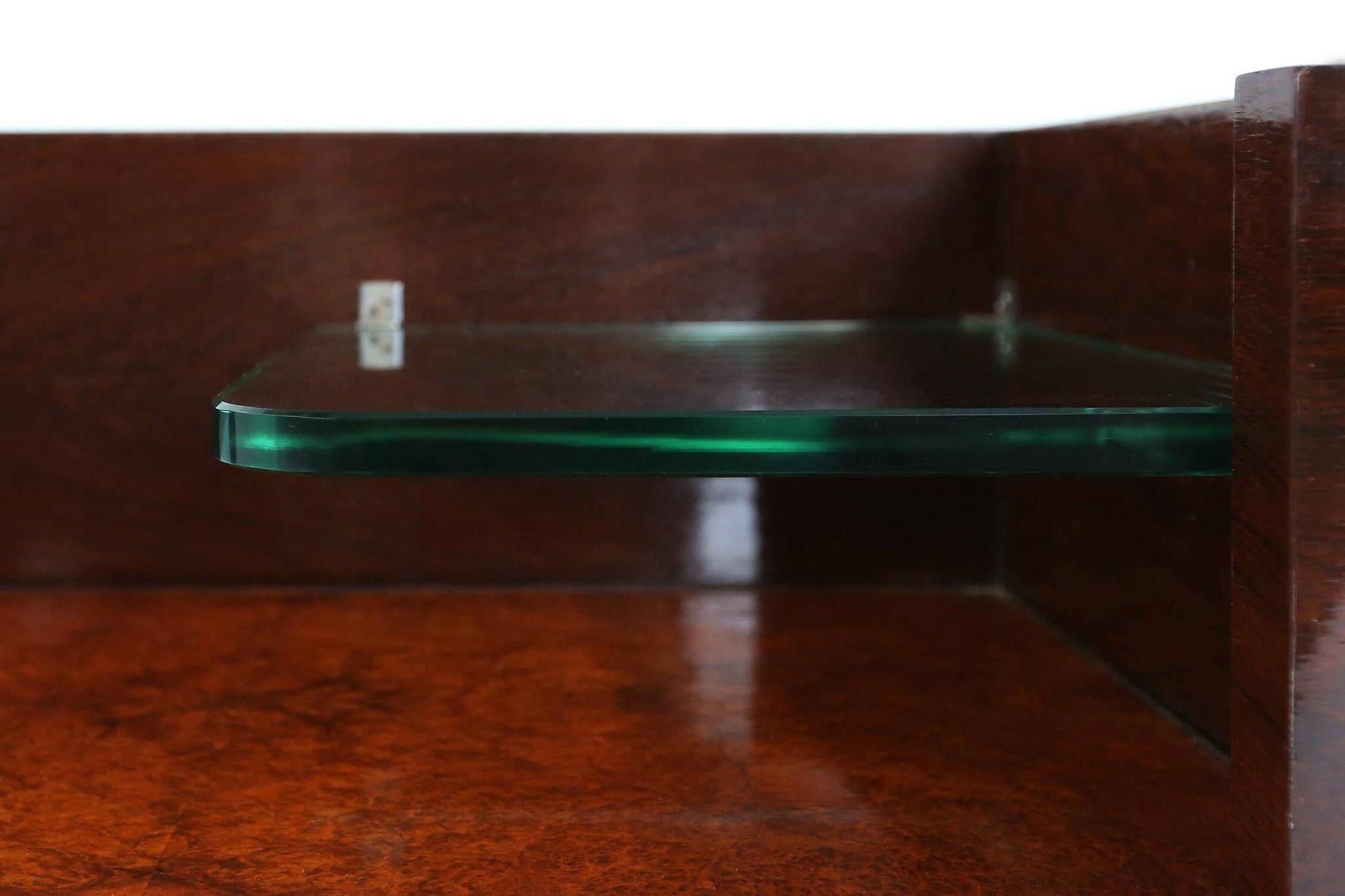 Art Deco Dressing Mirror by De Coene in Walnut Veneer, Belgium 1930s