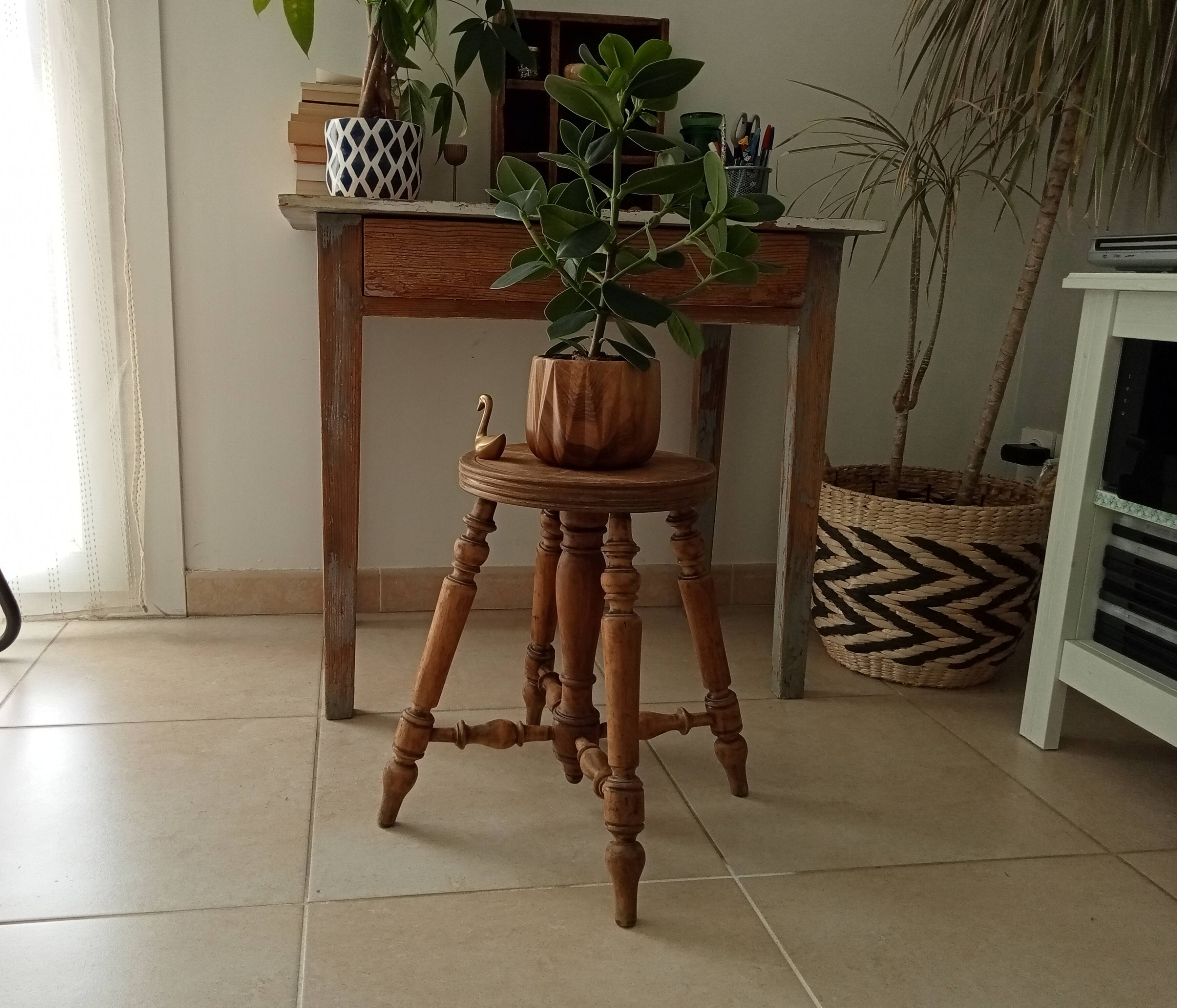 Old piano stool early twentieth century